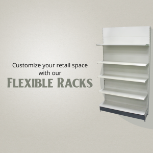 Flexible Retail Shelving Units Poster For Instagram