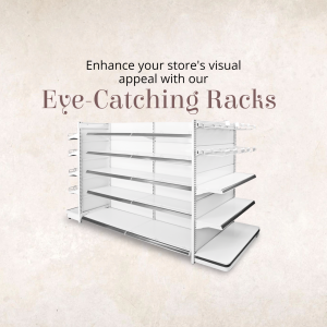 Modern Retail Display Racks Graphic For Twitter