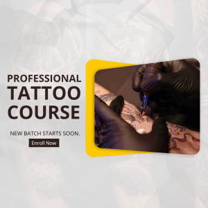 Professional Tattoo Course Enrollment Graphic For Google Business Profile