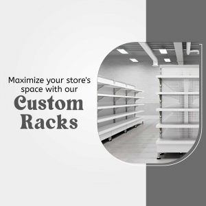 Custom Retail Racks Creative Design For Google Business Profile