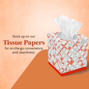 Tissue Paper Promotional Ad Branding Post For X