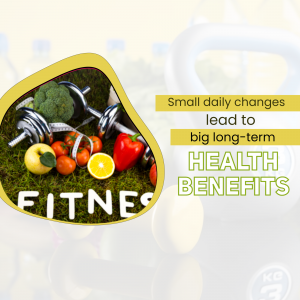 Healthy Habits For Fitness Advertisement For Telegram