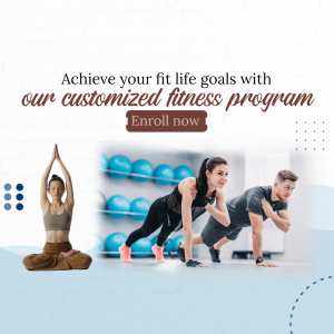Customized Fitness Program Promotion Design For Telegram