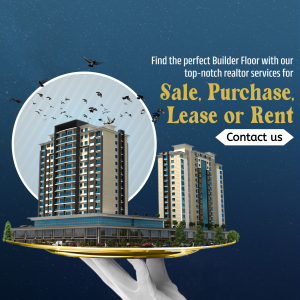 Real Estate Services For Builder Floors Post For Twitter