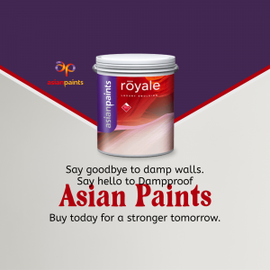 Asian Paints Royale Damp Proof Wall Protection Social Media Post For Pinterest