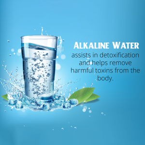 Benefits Of Alkaline Water Marketing Image For LinkedIn