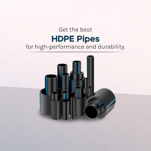 High-Performance HDPE Pipes Flyer For Threads