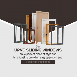 Premium UPVC Sliding Windows And Doors Collection Design For Twitter