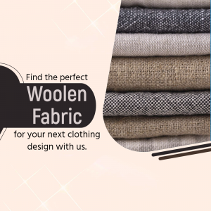 High-Quality Woolen Fabric Selection Poster For Pinterest