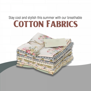 Breathable Cotton Fabrics For Summer Template For Google Business Profile