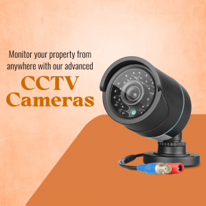Advanced CCTV Security Camera Monitoring Marketing Image For Facebook