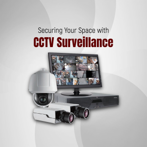CCTV Surveillance System Services Branding Post For WhatsApp