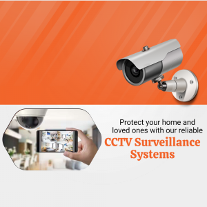 CCTV Surveillance Systems Promotional Graphic Business Poster For Google Business Profile