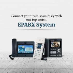 Professional EPABX Business Communication System Business Poster For Instagram