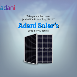 Adani Solar Bifacial PV Modules Branding Post For Google Business Profile