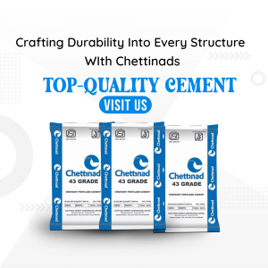 Chettinad Cement 43 Grade Promotional Banner Flyer For Telegram