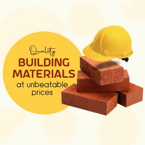 Quality Building Materials Advertisement Marketing Image For Instagram