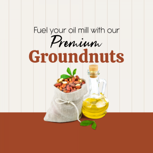 Premium Groundnuts For Oil Milling Creative Design For Threads