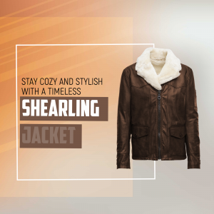 Timeless Shearling Jacket Promotion Creative Design For Threads