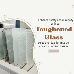 Toughened Glass Solutions For Modern Construction Flyer For Pinterest