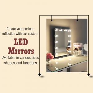 Custom LED Vanity Mirrors Graphic For WhatsApp