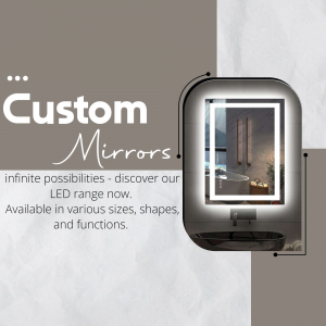 Custom LED Mirrors For Bathrooms Artwork For Telegram