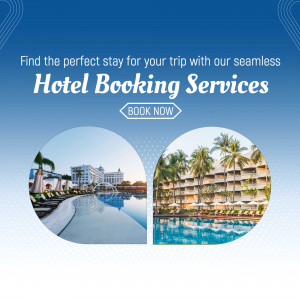 Seamless Hotel Booking Services Promotion Image For Pinterest