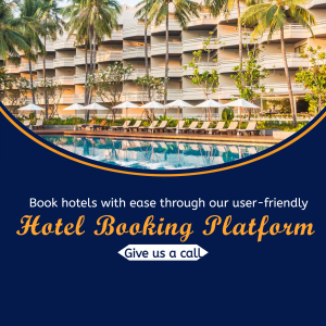 Easy Hotel Booking Platform Artwork For LinkedIn