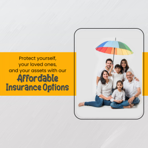 Affordable Insurance Options For Families Branding Post For Instagram