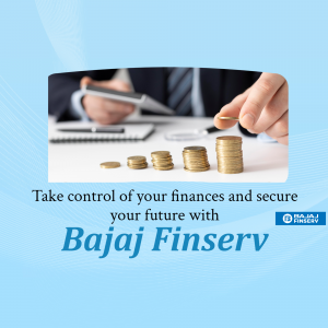 Secure Your Future With Bajaj Finserv Branding Post For Instagram