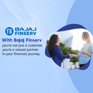 Bajaj Finserv Customer Partnership Graphic For Facebook