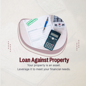 Loan Against Property Financial Services Flyer For Instagram