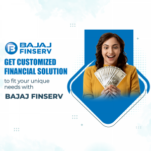 Bajaj Finserv Customized Financial Solutions Post For WhatsApp