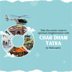 Char Dham Yatra Helicopter Service Graphic For Pinterest