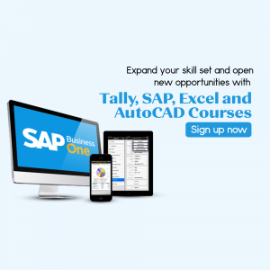 Professional Tally, SAP, Excel, And AutoCAD Training Courses Advertisement For Telegram