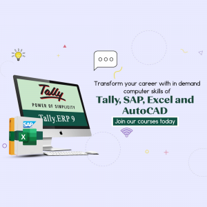 Computer Skills Training Course Advertisement Graphic For Google Business Profile