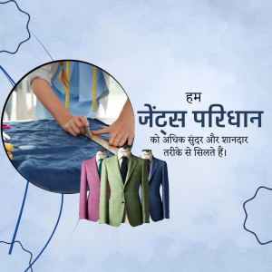 Custom Men's Tailoring Services Post For X