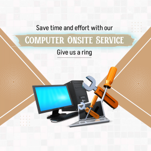Computer Onsite Service Promotion Promotional Banner For Instagram