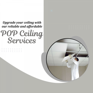 Professional POP Ceiling Installation Services Post For X