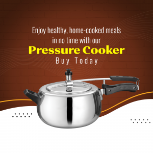 Kitchen Pressure Cooker Advertisement Artwork For Twitter