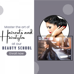 Master Hair Styling At Our Beauty School Creative Design For Instagram