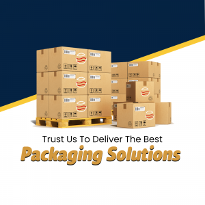 Packaging Solutions Delivery Advertisement For Pinterest