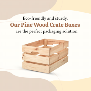 Eco-friendly Pine Wood Crate Box Post For Pinterest