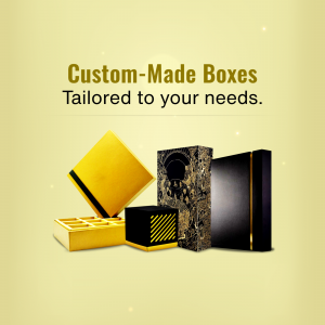 Premium Custom-Made Packaging Boxes Artwork For X