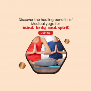 Medical Yoga Benefits Workshop Advertisement For X
