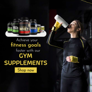 Gym Supplements Promotion Post For Instagram