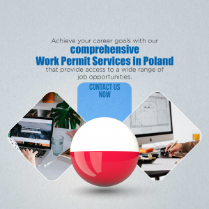 Work Permit Services In Poland Creative Design For Facebook