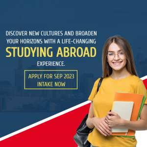 Study Abroad September 2023 Intake Template For Pinterest