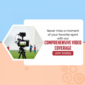 Comprehensive Sports Video Coverage Promotion Template For Facebook