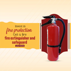 Invest In Fire Protection Social Media Post For Twitter